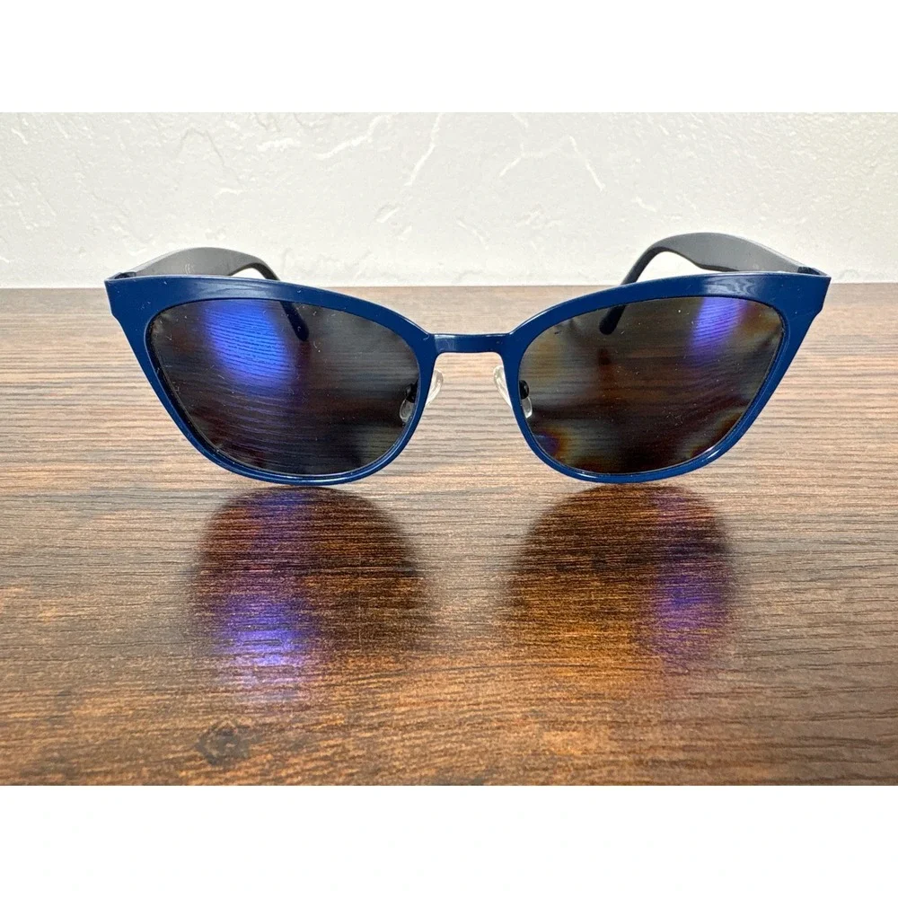 Jimmy Choo JC189 Navy Blue Glitter Cat Eye Eyeglass FRAMES Made in Italy JOJ 140